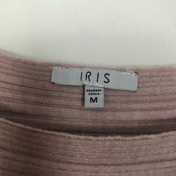 IRIS Dolman Sleeve Pink Pullover Sweater M - Picture 2 of 12